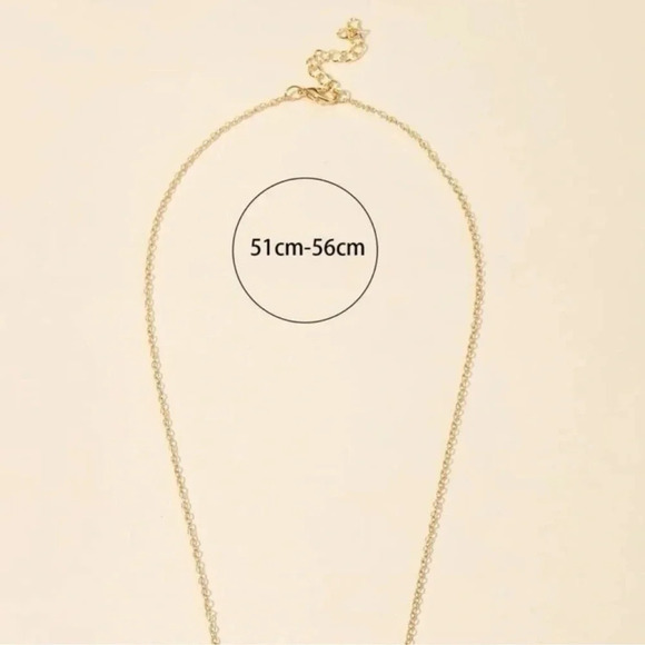 2 LEFT! Gold Pearl Bar Necklace - Picture 3 of 4